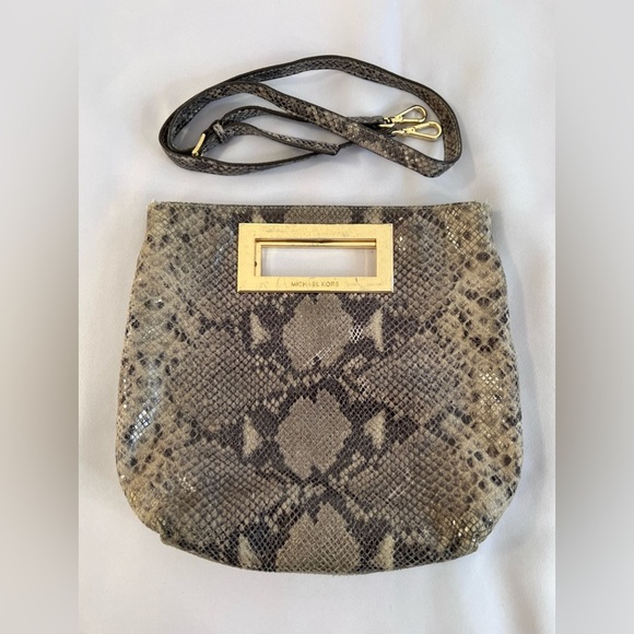 Michael Kors‎  Snake skin clutch or shoulder bag - Picture 1 of 11
